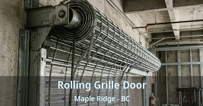 Rolling Grille Door Maple Ridge - BC
